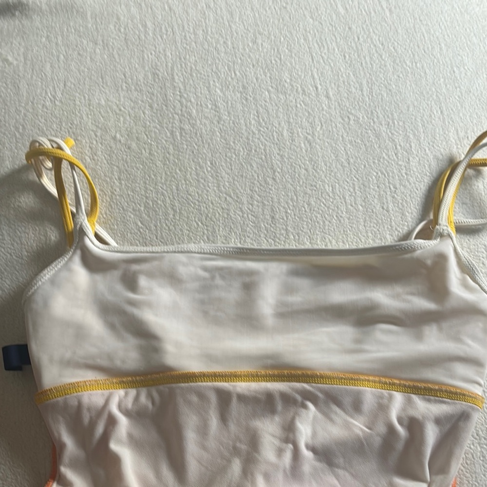 Anne Cole Yellow and White Swimwear - Picture 4 of 5
